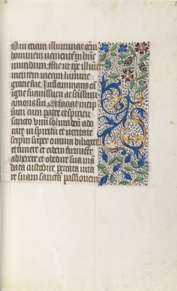 Book of Hours (Use of Rouen): fol. 26r, c. 1470. Master of the Geneva Latini (French, active Rouen,