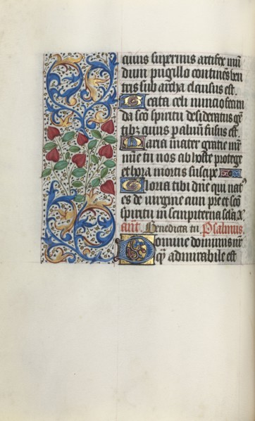 Book of Hours (Use of Rouen): fol. 30v, c. 1470. Master of the Geneva Latini (French, active Rouen,