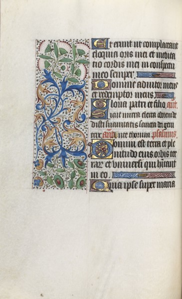Book of Hours (Use of Rouen): fol. 33v, c. 1470. Master of the Geneva Latini (French, active Rouen,