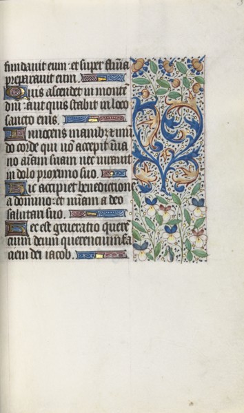 Book of Hours (Use of Rouen): fol. 34r, c. 1470. Master of the Geneva Latini (French, active Rouen,
