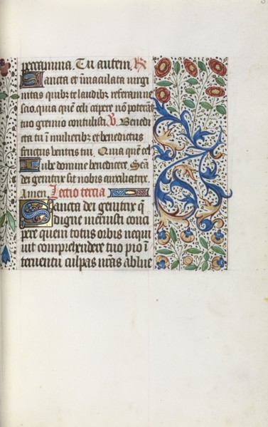 Book of Hours (Use of Rouen): fol. 36r, c. 1470. Master of the Geneva Latini (French, active Rouen,