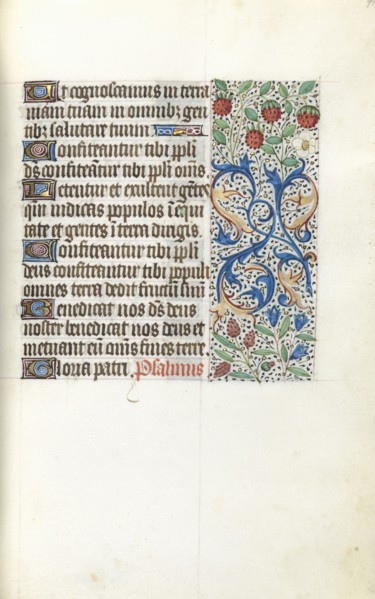 Book of Hours (Use of Rouen): fol. 42r, c. 1470. Master of the Geneva Latini (French, active Rouen,