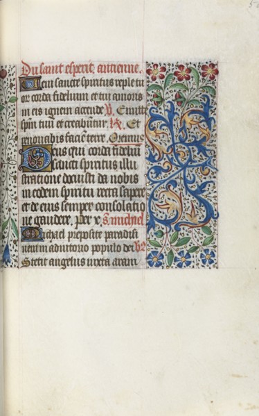 Book of Hours (Use of Rouen): fol. 50r, c. 1470. Master of the Geneva Latini (French, active Rouen,