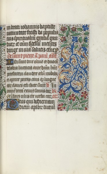 Book of Hours (Use of Rouen): fol. 51r, c. 1470. Master of the Geneva Latini (French, active Rouen,