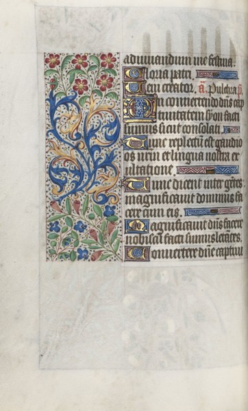 Book of Hours (Use of Rouen): fol. 67v, c. 1470. Master of the Geneva Latini (French, active Rouen,