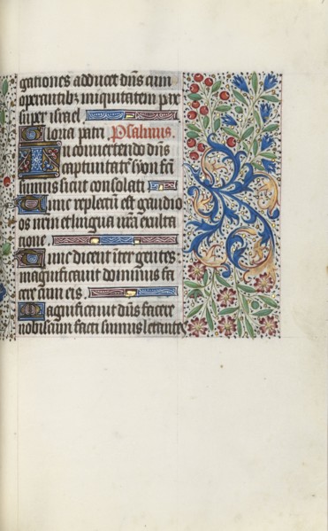 Book of Hours (Use of Rouen): fol. 72r, c. 1470. Master of the Geneva Latini (French, active Rouen,