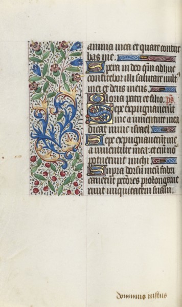 Book of Hours (Use of Rouen): fol. 76v, c. 1470. Master of the Geneva Latini (French, active Rouen,