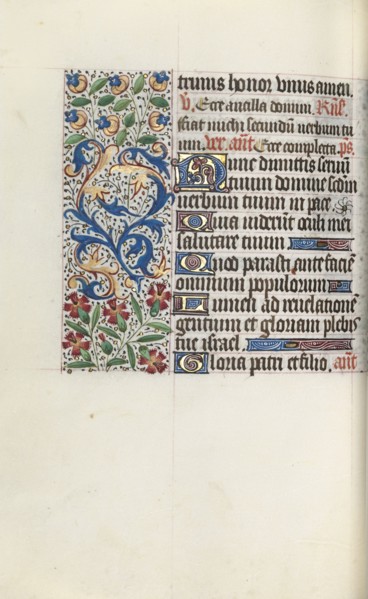 Book of Hours (Use of Rouen): fol. 78v, c. 1470. Master of the Geneva Latini (French, active Rouen,