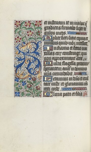 Book of Hours (Use of Rouen): fol. 82v, c. 1470. Master of the Geneva Latini (French, active Rouen,