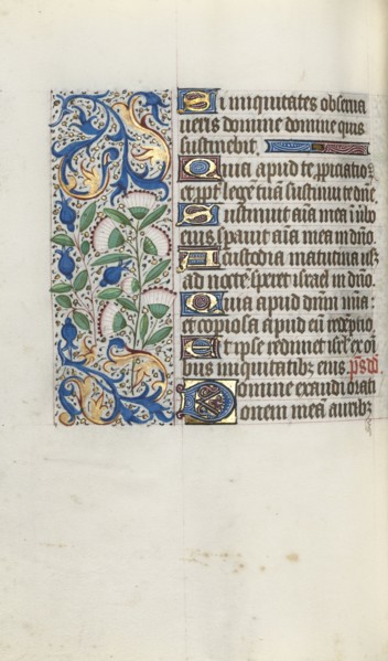 Book of Hours (Use of Rouen): fol. 90v, c. 1470. Master of the Geneva Latini (French, active Rouen,
