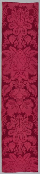 Two Large Damask Cloths, 1600s. Italy, 17th century. Damask, silk; overall: 300 x 65.5 cm (118 1/8