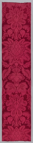 Two Large Damask Cloths, 1600s. Italy, 17th century. Damask, silk; overall: 293 x 64.7 cm (115 3/8