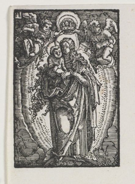 The Fall and Redemption of Man:  The Virgin as Queen of Heaven, c. 1513. Albrecht Altdorfer
