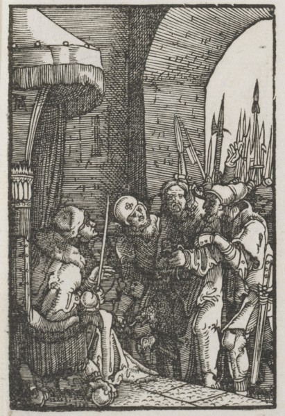 The Fall and Redemption of Man:  Christ before Pilate, c. 1515. Albrecht Altdorfer (German, c.