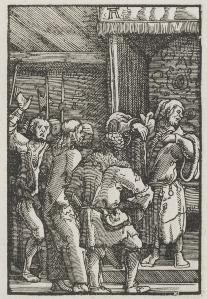 The Fall and Redemption of Man:  Christ before Caiaphas, c. 1515. Albrecht Altdorfer (German, c.