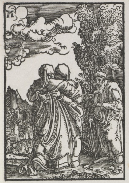 The Fall and Redemption of Man:  The Visitation, c. 1515. Albrecht Altdorfer (German, c. 1480-1538)