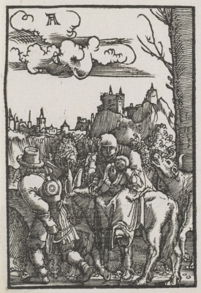 The Fall and Redemption of Man:  The Flight into Egypt, c. 1515. Albrecht Altdorfer (German, c.