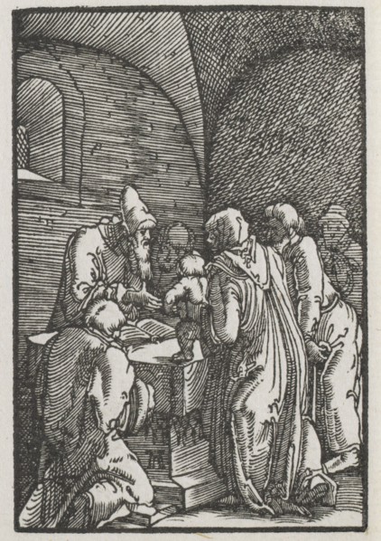 The Fall and Redemption of Man:  The Presentation of Christ in the Temple, c. 1515. Albrecht
