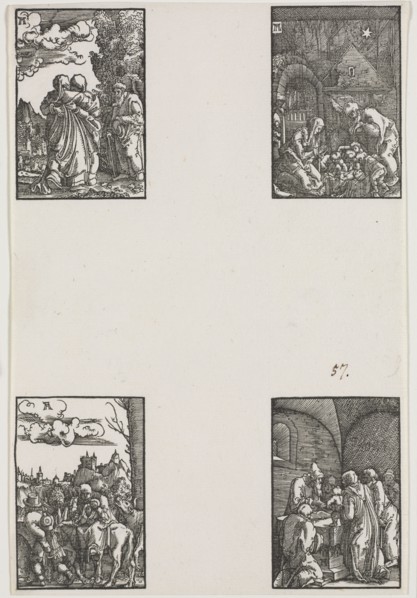The Fall and Redemption of Man, c. 1515. Albrecht Altdorfer (German, c. 1480-1538). Woodcut