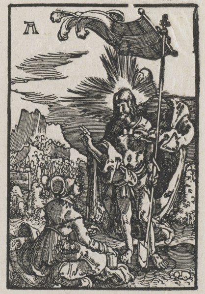 The Fall and Redemption of Man:  Christ Appearing to St. Mary Magdalen, 1515. Albrecht Altdorfer