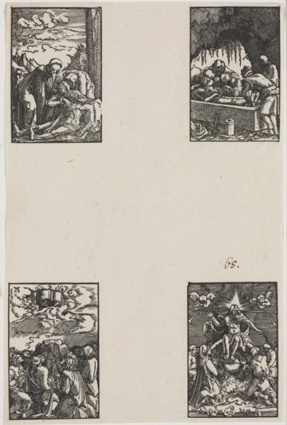 The Fall and Redemption of Man, c. 1515. Albrecht Altdorfer (German, c. 1480-1538). Woodcut