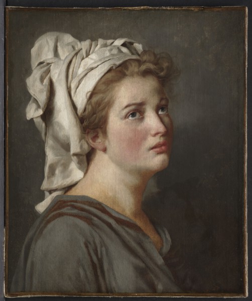 Young Woman with a Turban, c. 1780. Jacques-Louis David (French, 1748-1825). Oil on canvas; framed: