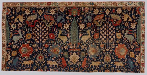 Portion of a Carpet, 17th century. Iran, Northwestern, 17th century. Knotted pile: jufti knot; wool