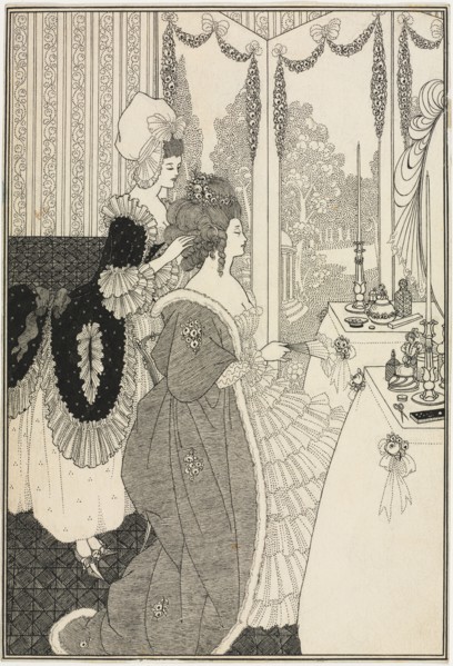 The Toilet, from The Rape of the Lock by Alexander Pope, c. 1895-1896. Aubrey Beardsley (British,