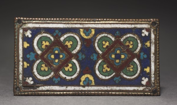 Plaque, probably from a Reliquary Shrine, 1225-1250. Germany, Aachen?, Gothic period, 13th century.