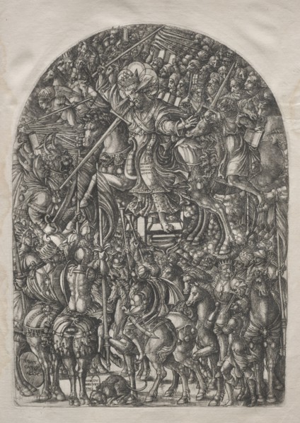 The Apocalypse:  Christ Mounted on a White Horse, 1546-1556. Jean Duvet (French, 1485-1561).