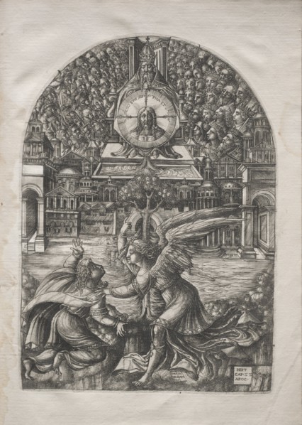 The Apocalypse:  The Angel Shows St. John the Fountain of Living Water, 1546-1556. Jean Duvet