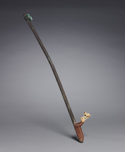 Spear-Thrower, 600-1000. Peru, South Coast?, Middle Horizon?, 6th-10th Century?; modern assembly of