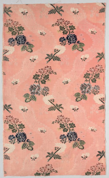 Lengths of Textile, 1723-1774. France, 18th century, Period of Louis XV (1723-1774). Brocade, silk;