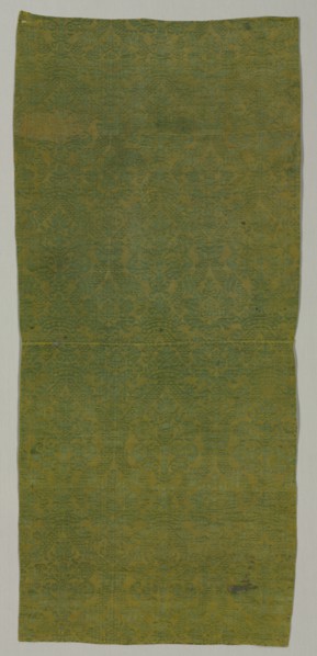 Silk Fragment, 16th century. Spain, 16th century. Fancy satin weave (damask): silk; average: 113 x