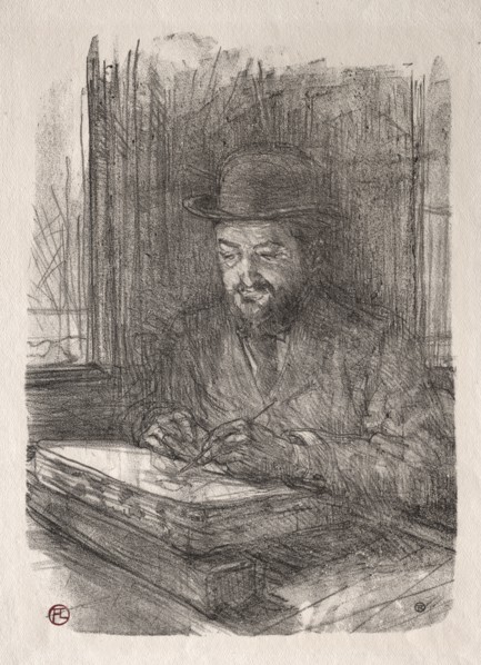 The Good Lithographer, 1898. Henri de Toulouse-Lautrec (French, 1864-1901). Lithograph