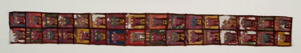 Band with Trophy Heads, 100 BC-700. Peru, South Coast, Nasca style (100 BC-AD 700). Interlocking