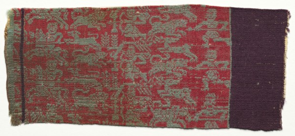 Fragment (from a Tunic?), 500s. Egypt, Byzantine period, 6th century. Compound tabby; wool;