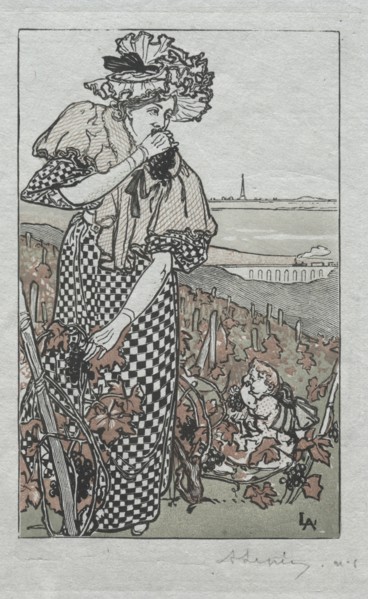 Paris Almanac, 1897:  Autumn