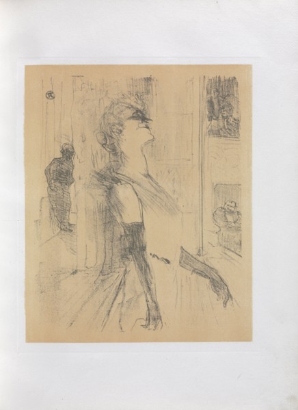 Yvette Guilbert-English Series:  Sur la scene, 1898. Henri de Toulouse-Lautrec (French, 1864-1901).