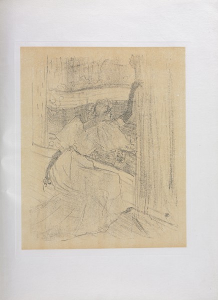 Yvette Guilbert-English Series:  Saluant le public, 1898. Henri de Toulouse-Lautrec (French,