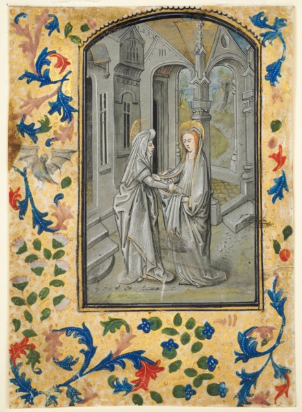 Leaf from a Book of Hours: Annunciation to the Shepherds, c. 1470-1480. Guillaume Vrelant (Flemish,