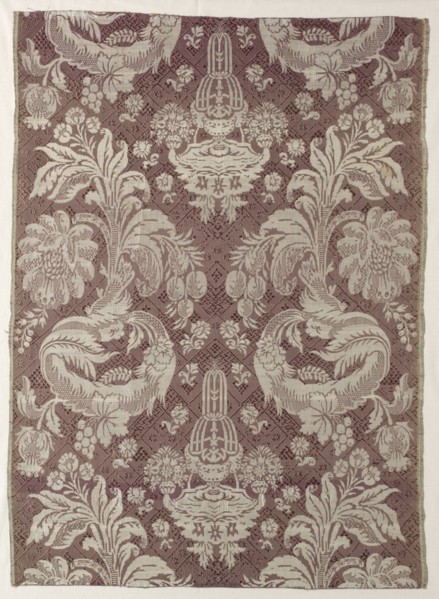 Length of Textile, early 1700s. France or Italy, early 18th century. Silk with supplementary weft