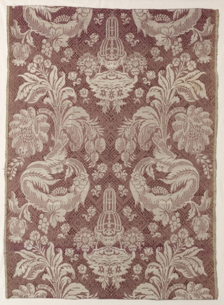 Lengths of Textile, early 1700s. France or Italy, early 18th century. Silk with supplementary weft
