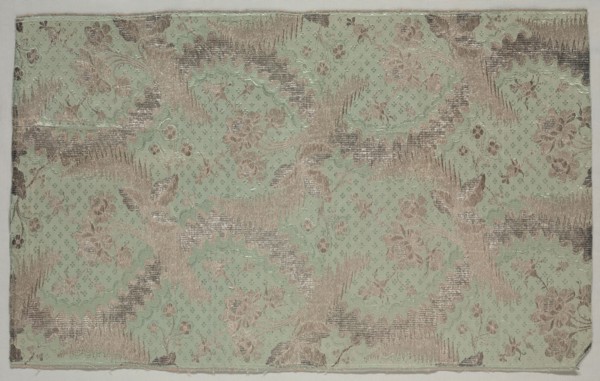 Length of Textile, 1723-1774. France, 18th century, period of Louis XV (1723-1774). Brocade; silk