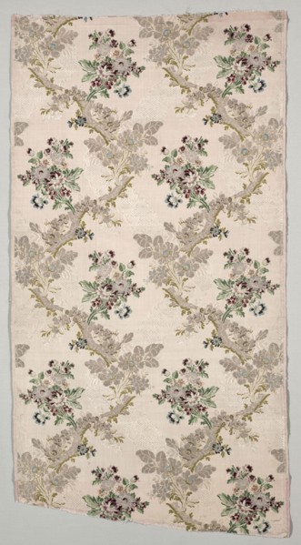 Length of Silk Brocade, 1723-1774. France, Lyon, 18th century, period of Louis XV (1723-1774).
