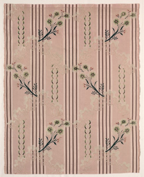 Length of Textile, 1774-1793. France, 18th century, Period of Louis XVI (1774-1793). Brocade, silk;