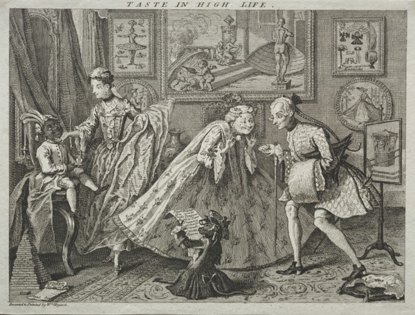 Taste in High Life, 1746. After a design by William Hogarth (British, 1697-1764). Etching