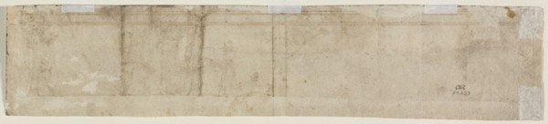 Partial Architectural Study, first half 1500s. Italy, 16th century. Pen and brown ink and brush and