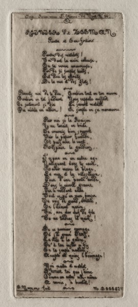 Etchings of Paris:  Dedication to Reynier Nooms, called Zeeman, 1854. Charles Meryon (French,