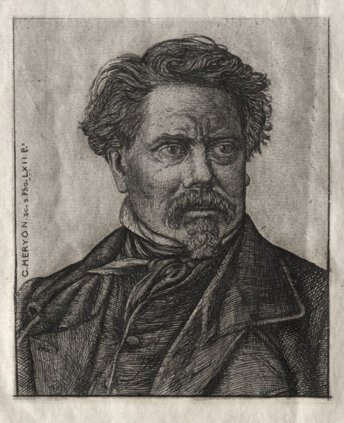 Benjamin Fillon, Man of Letters, 1862. Charles Meryon (French, 1821-1868). Etching